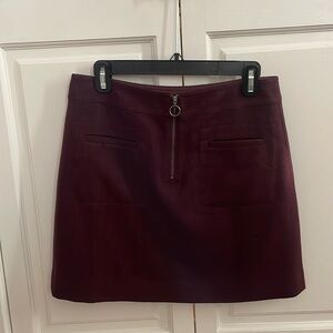Madewell Wool Blend Mini Skirt